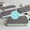 image:imageMartha Stewart 12 x 22 Electric Griddle XL Ceramic NonstickFlat Top Cooking Surface Adjustable Temperature Dial Drip Tray Dishwasher Safe 1500W Fast Even Heating Pancakes amp Eggs Linen CreamCaviar Gray